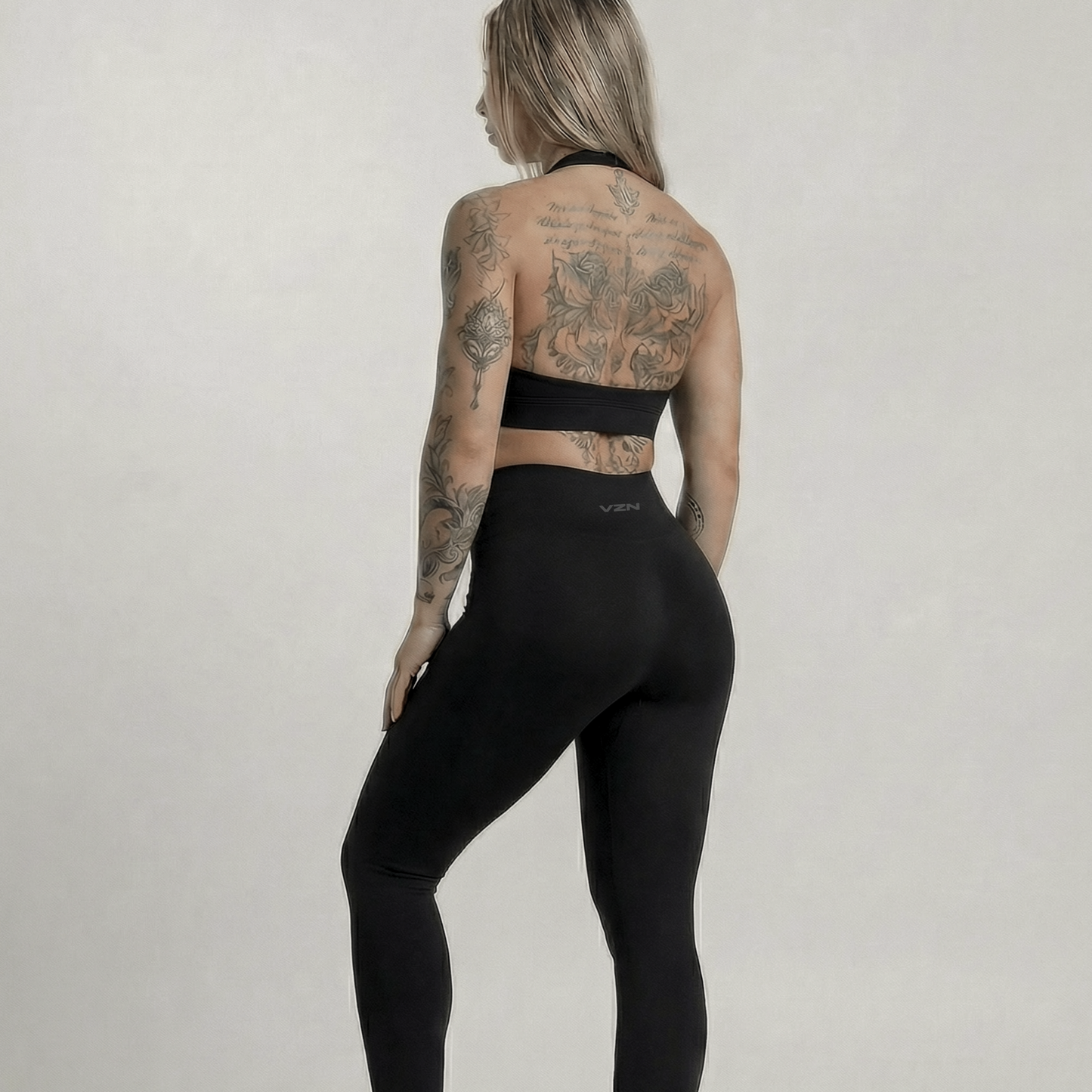 BLACK VZN SPORTS BRA