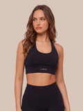 BLACK VZN SPORTS BRA