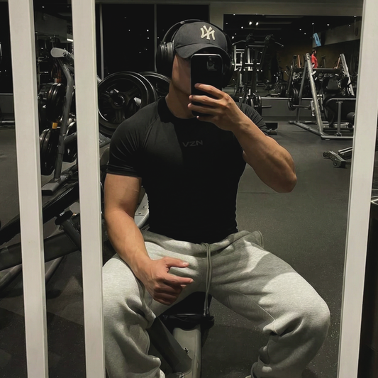 BLACK VZN COMPRESSION TEE