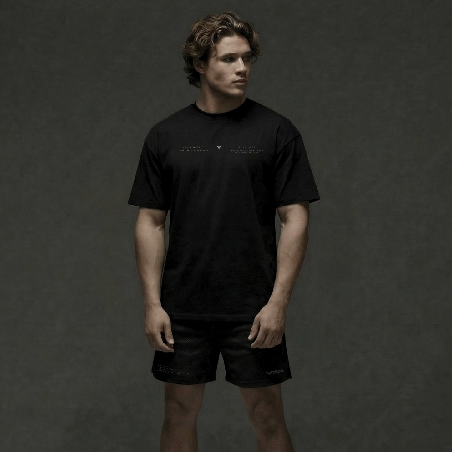 BLACK OVERSIZED TEE - Covenant