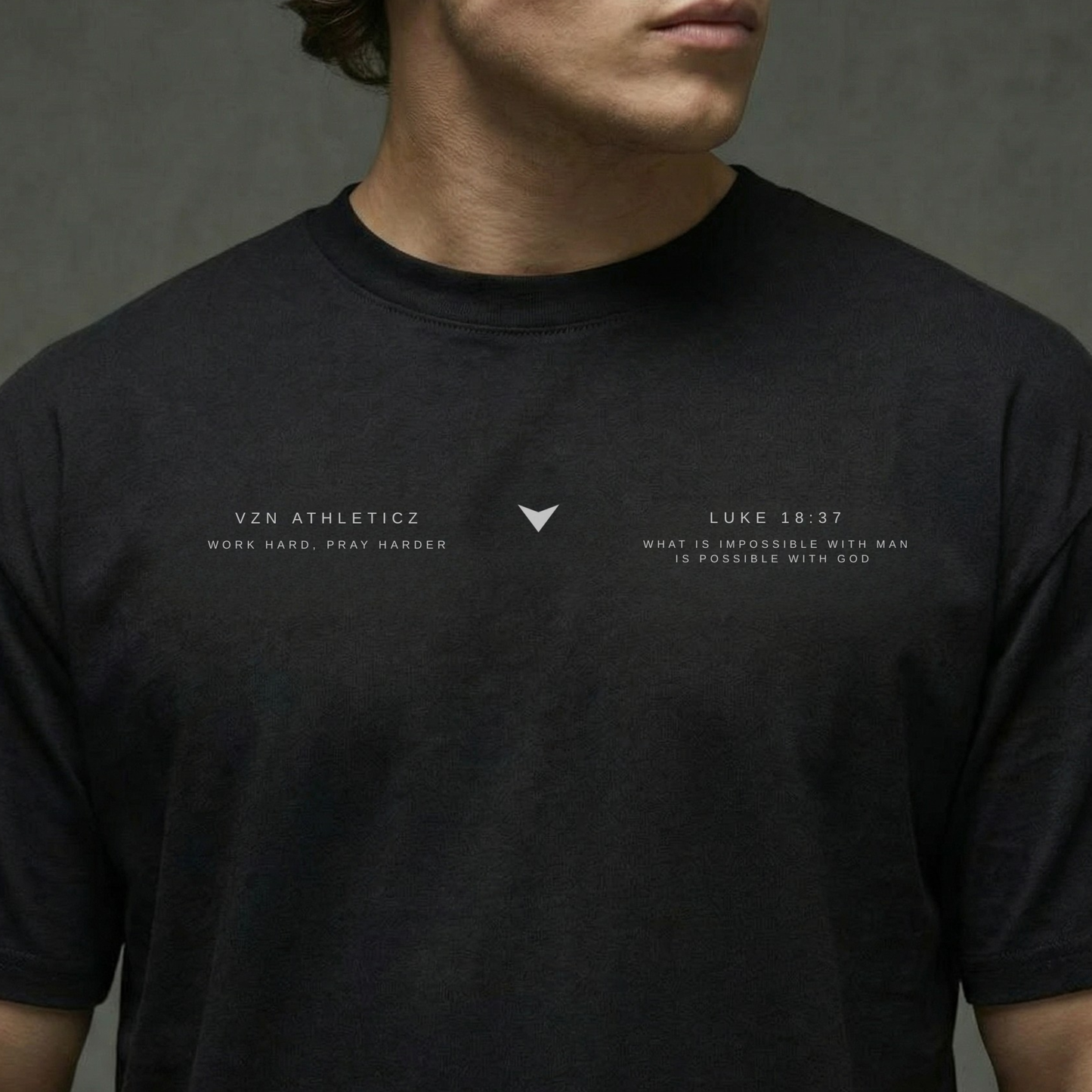 BLACK OVERSIZED TEE - Covenant