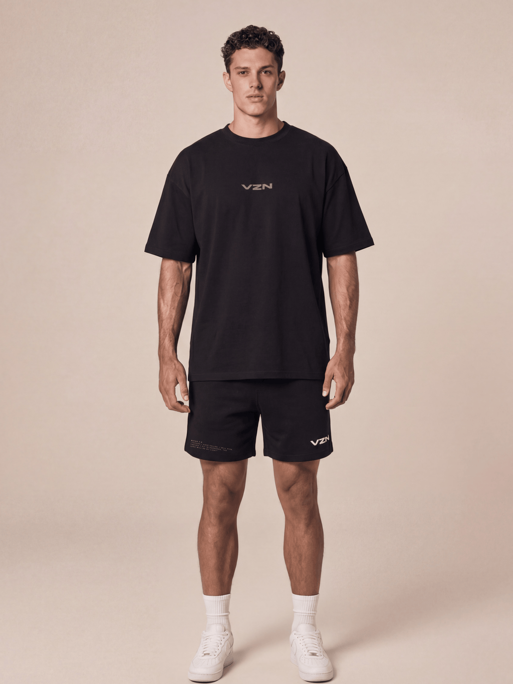 BLACK VZN MESH SHORTS