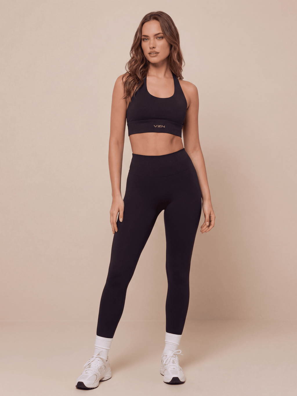 BLACK VZN SPORTS BRA