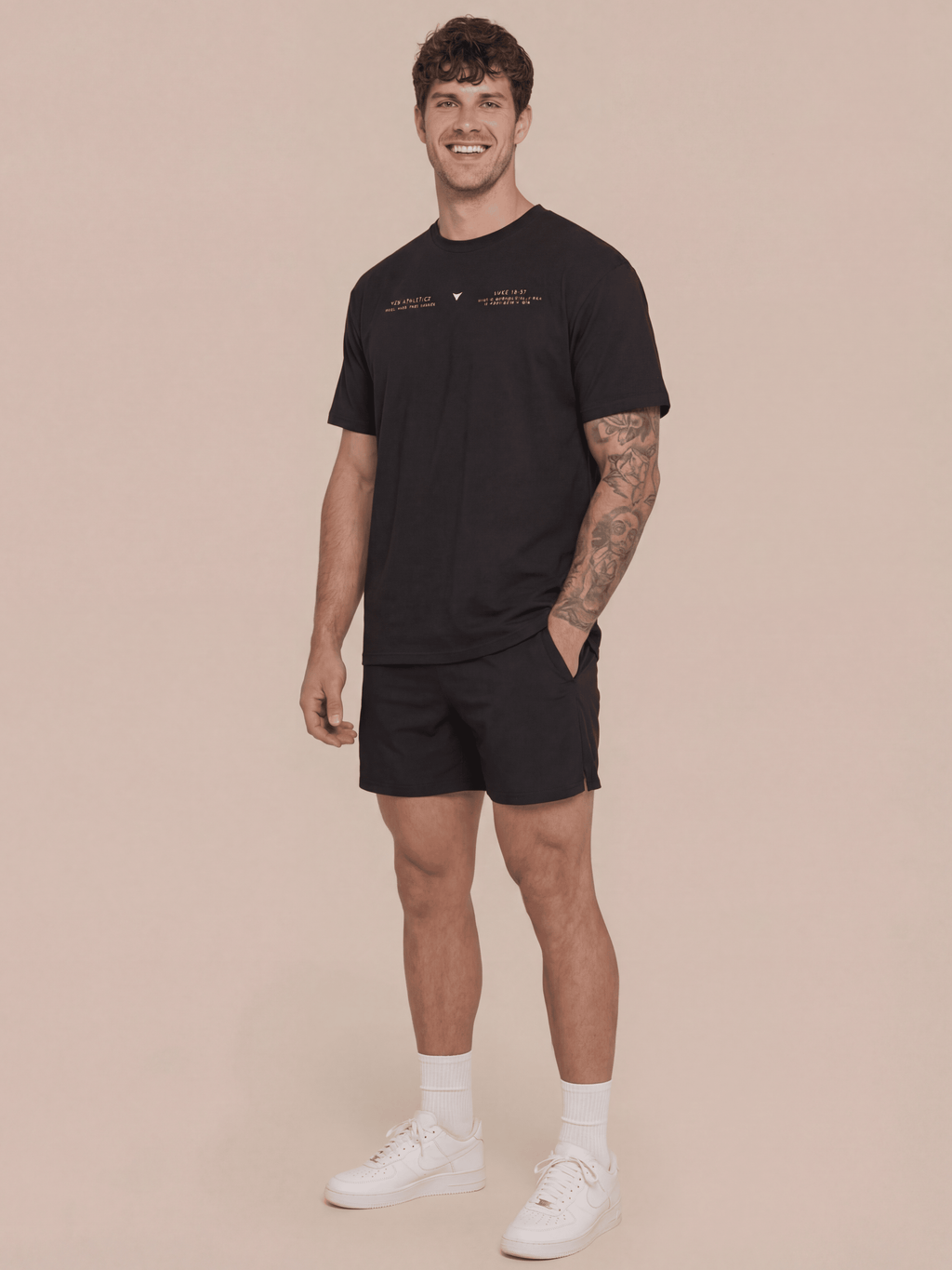 BLACK OVERSIZED TEE - Covenant