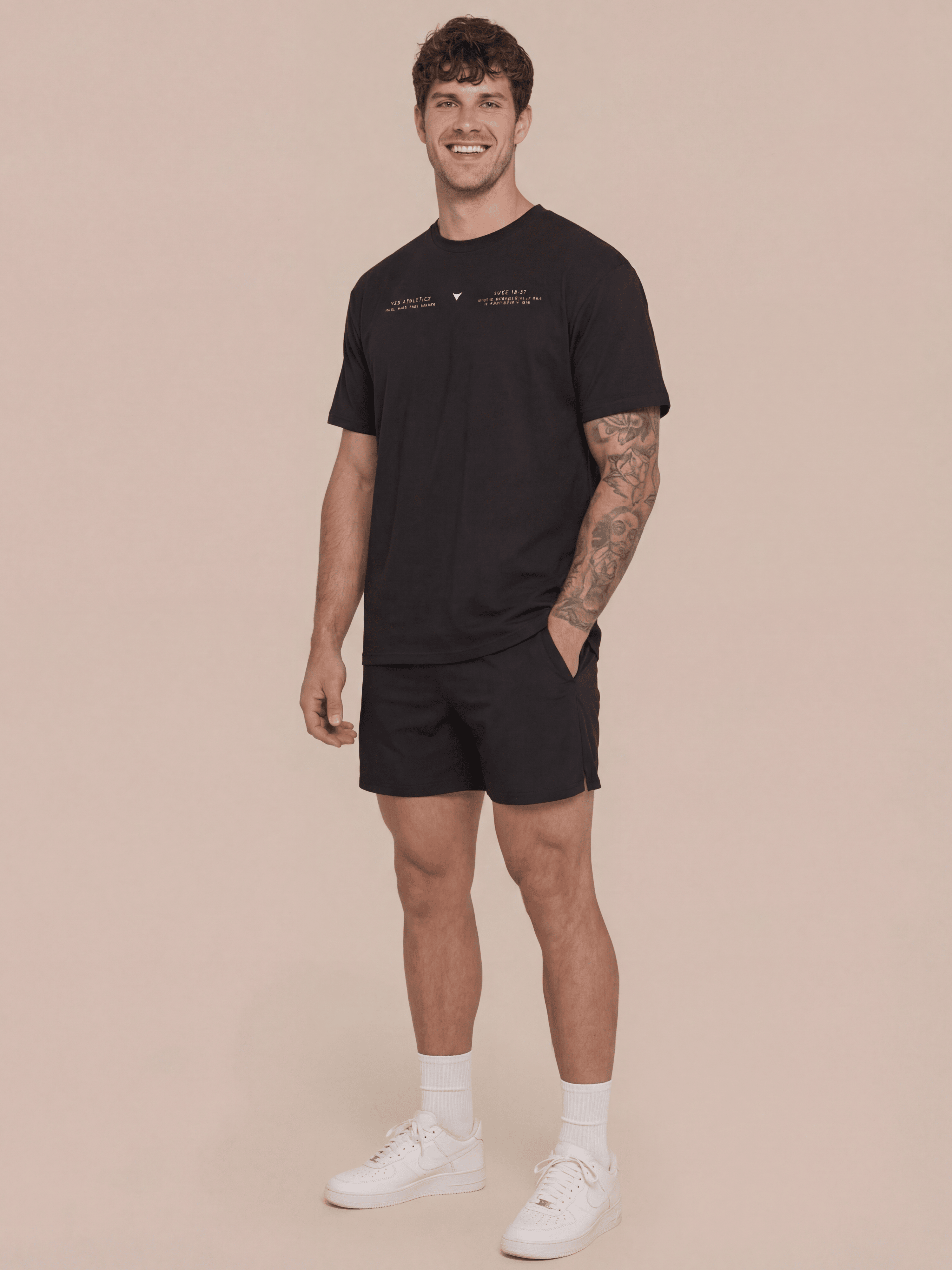 BLACK OVERSIZED TEE - Covenant